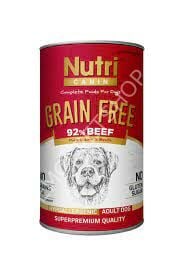 Nutri Canin Biftekli ve Patatesli Tahılsız Köpek Konservesi 400gr