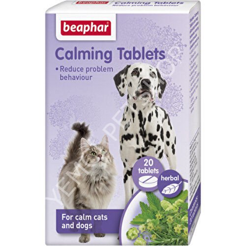 Beaphar Calming Bitkisel Kedi Köpek Sakinleştirici Tablet 20 Adet