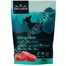 DOG CHEFS BEEF BURGER 80 GR