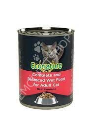 ECONATURE YET.SIĞIR KEDİ 400GR SIĞIR ETLİ SOSLU KONSERVE
