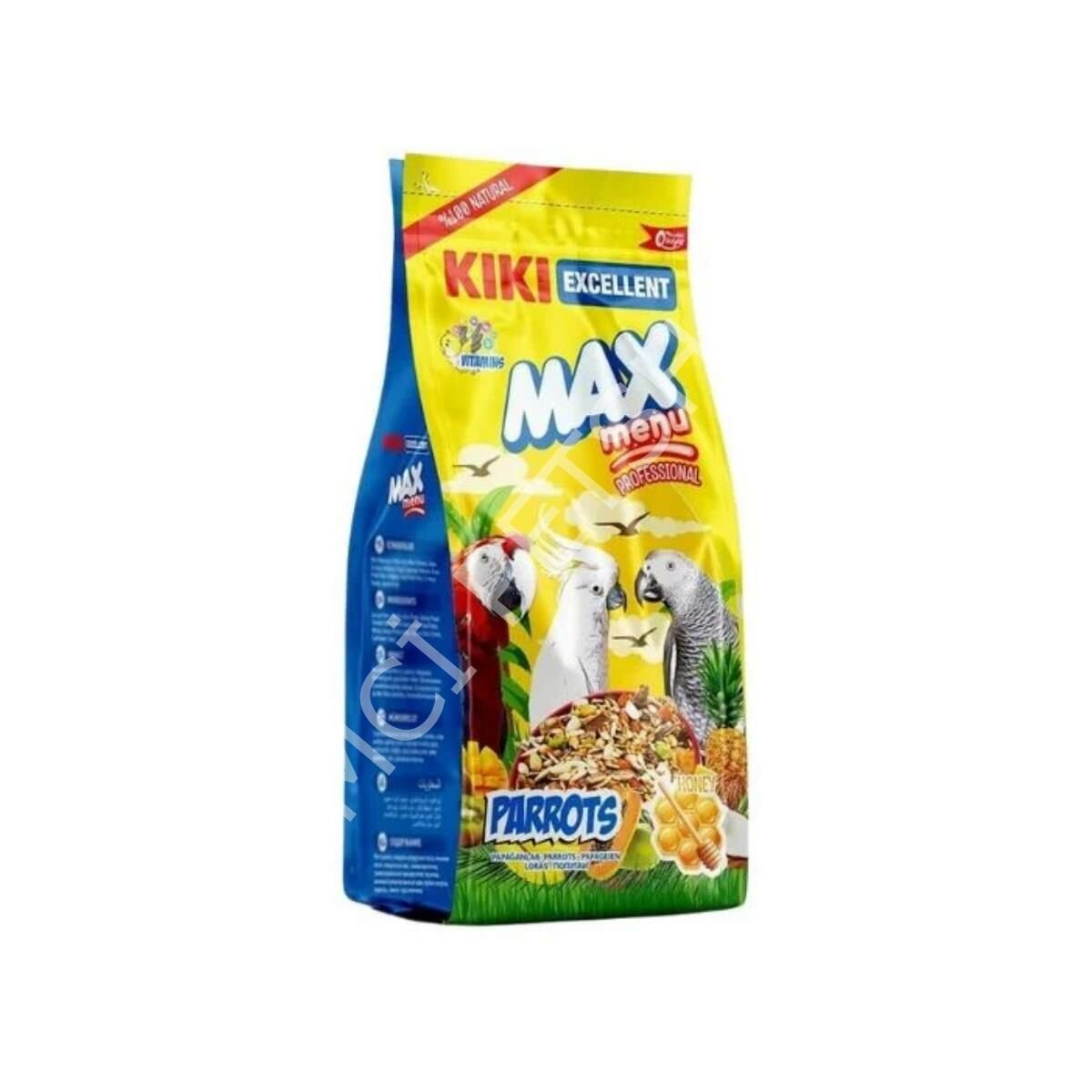 Kiki Excellent Max Menu Ballı Papağan Yemi 1 Kg