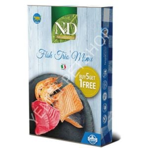 N&D Nd Balıklı Trio Menü Kedi Konserve Maması 6x70gr