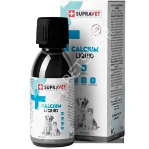 Supravet Calcium Kedi ve Köpekler İçin Kalsiyum Damla 100 ml