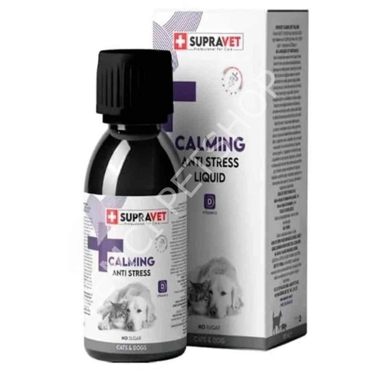 Supravet Anti Stress Kedi ve Köpekler İçin Sakinleştirici Damla 100 ml