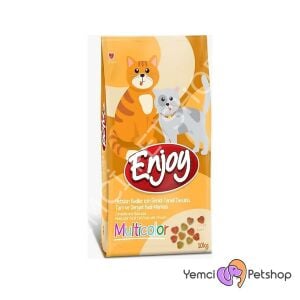 Enjoy Renkli Taneli Tavuklu 10 kg Yetişkin Kedi Maması