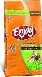 Enjoy Renkli Taneli Tavuklu 10 kg Yetişkin Kedi Maması