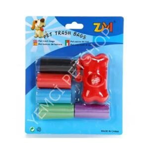 YEMCİPETSHOP KÖPEK DIŞKI TOPLAMA SETİ 5 YEDEKLİ
