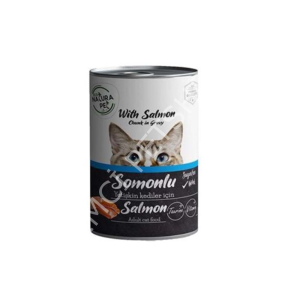 Eco Natura Pet  Somonlu Yetişkin Kedi Konservesi Gravy 400 Gr