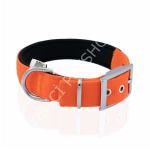 DOGGİE ELİT DOKUMA BOYUN TASMASI TURUNCU 3X47-55CM