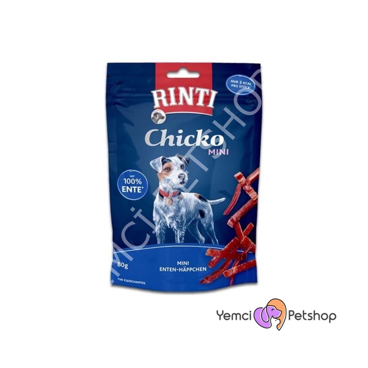 RİNTİ CHİCKO ÖRDEKLİ MİNİ KÖPEK ÖDÜLÜ 80 GR
