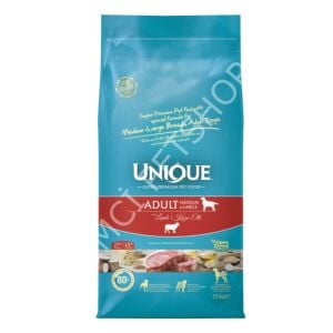 Unique Kuzu Etli 15 kg Orta ve İri Irk Yetişkin Köpek Maması