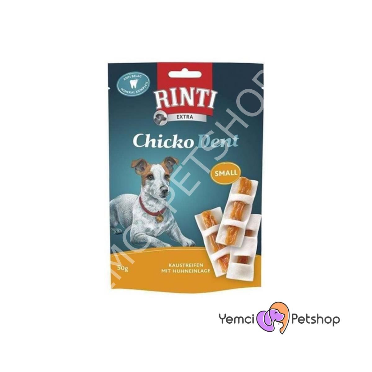 RİNTİ CHİCKO TAVUKLU DENTALMİNİ KÖPEK ÖDÜLÜ 50 GR