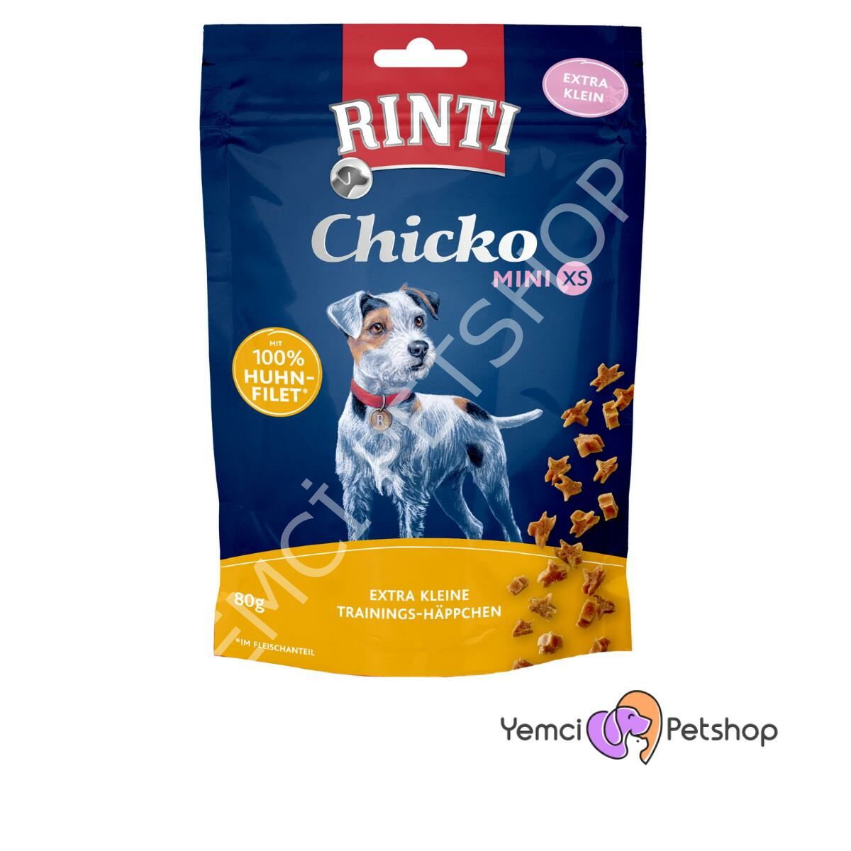 RİNTİ EXTRA XS TAVUKLU KÖPEK ÖDÜLÜ 80 GR