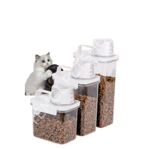 UNİQUE ÇOK FONKSİYONLU ÖLÇEKLİ MAMA SAKLAMA KABI 1100 ML