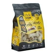 DELİBON DERİ PRES KEMİK 7CM XS BOY 50Lİ TORBA BEYAZ 7CMX50AD.