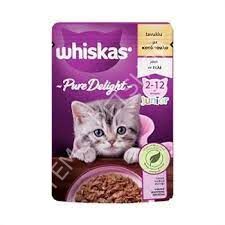 Whiskas Pouch Pure Delight Jöle İçinde Tavuklu Yavru Kedi Konservesi 85gr