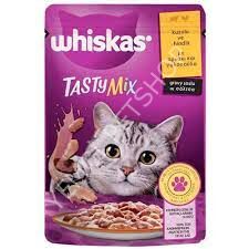 Whiskas Pouch TastyMix Sos İçinde Kuzulu ve Hindili Yetişkin Kedi Konservesi 85gr