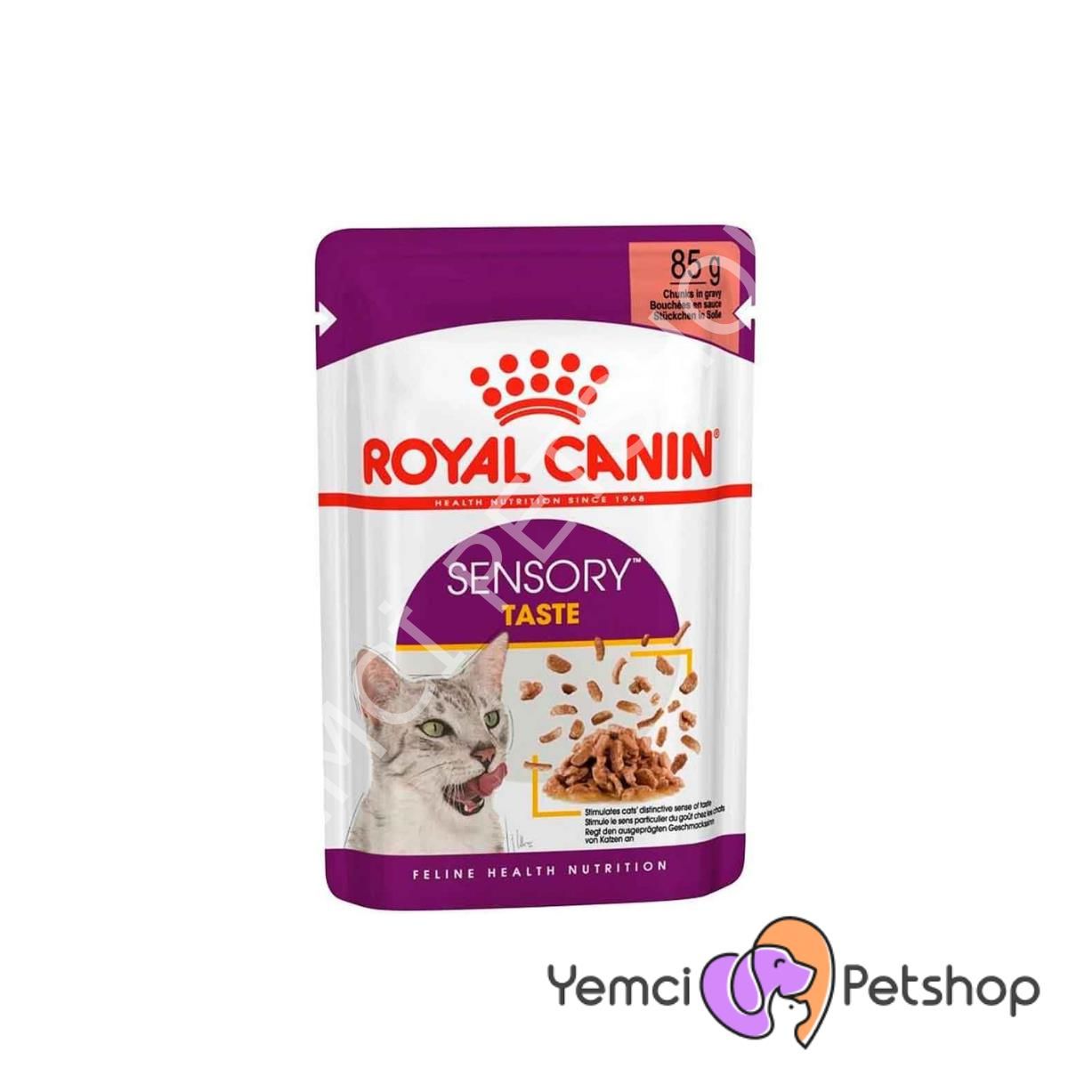 Royal Canin Sensory Tat Duyusu için Sos İçerisinde Yaş Kedi Maması 85g