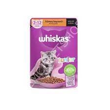 Whiskas Pouch Sos İçinde Kümes Hayvanlı Yavru Kedi Konservesi 85gr