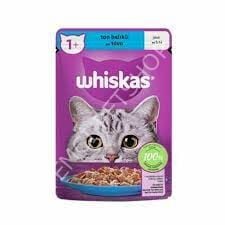 Whiskas Pouch Jöle İçinde Ton Balıklı Yetişkin Kedi Konservesi 85gr