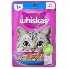 Whiskas Pouch Jöle İçinde Ton Balıklı Yetişkin Kedi Konservesi 85gr