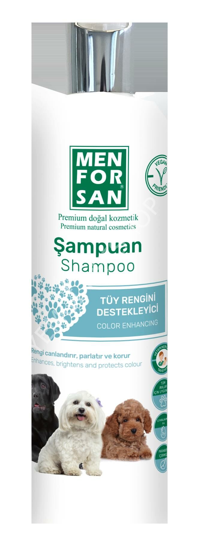 MENFORSAN TÜY RENGİNİ DESTEKLEYİCİ KÖPEK ŞAMPUANI 300 ML