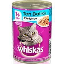 Whiskas Jöle İçinde Ton Balıklı Yetişkin Kedi Konservesi 400gr