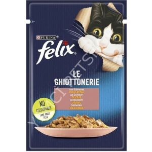 Felix Agail Somonlu Kedi Yaş Mama 85 Gr
