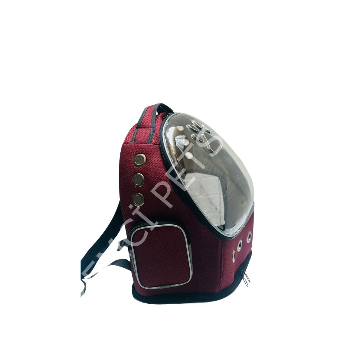YEMCİPETSHOP KEDİ VE KÖPEKLER İÇİN YARIM ASTRONOT ÇANTA GRİ