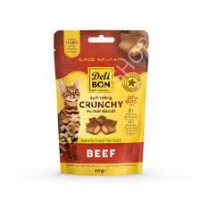 DELİBON CHRUNCHY İÇİ DOLGULU ÖDÜL BİSKÜVİSİ SIĞIR ETLİ 60GR