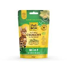 DELİBON CHRUNCHY İÇİ DOLGULU ÖDÜL BİSKÜVİSİ TAVUKLU VE NANELİ 60GR