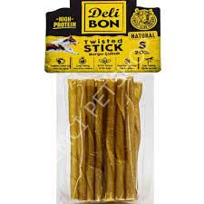 DELİBON DERİ BURGU ÇUBUK İNCE BOY 20Lİ PAKET NATUREL İNCEX20AD.