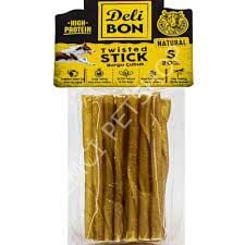 DELİBON DERİ BURGU ÇUBUK İNCE BOY 20Lİ PAKET NATUREL İNCEX20AD.