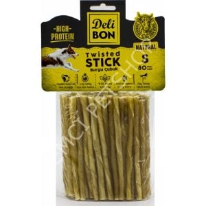 DELİBON DERİ BURGU ÇUBUK İNCE BOY 80Lİ PAKET NATUREL İNCEX80AD.
