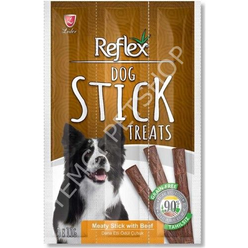 Reflex Tahılsız Stick Biftekli 5 gr 3'lü Kedi Ödül Çubuğu