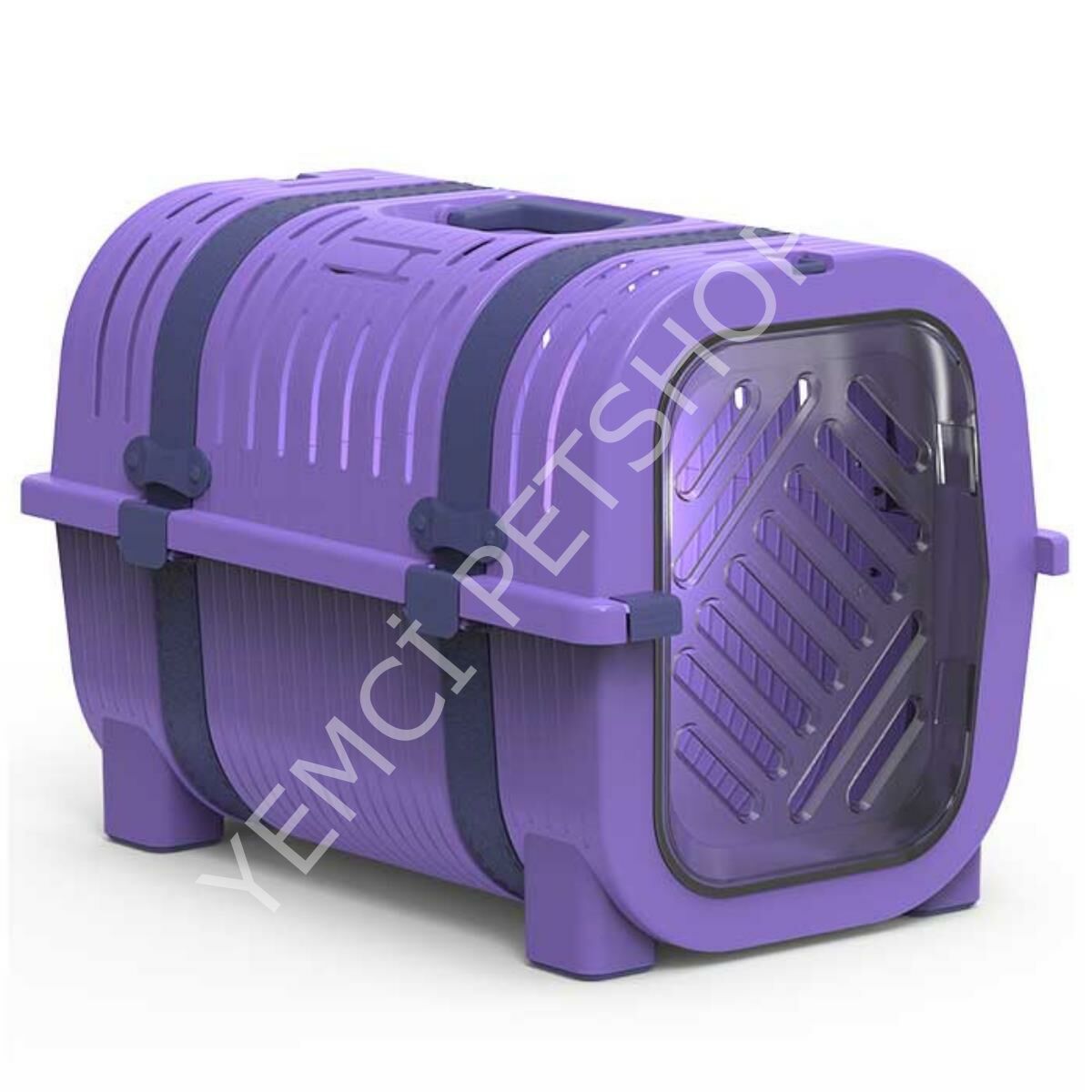 Rainbow Lavanta Gül Menekşe Kemerli Kedi Köpek Taşıma Çantası 51x33x36