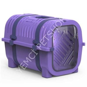 Rainbow Lavanta Gül Menekşe Kemerli Kedi Köpek Taşıma Çantası 51x33x36
