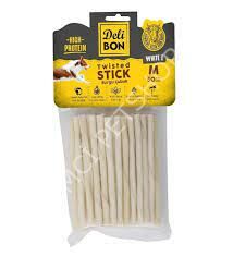 DELİBON DERİ BURGU ÇUBUK ORTA BOY 50Lİ PAKET BEYAZ KALINX50AD.