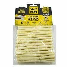 DELİBON DERİ BURGU ÇUBUK ORTA BOY 100LÜ PAKET BEYAZ KALINX100AD.