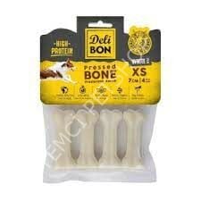DELİBON DERİ PRES KEMİK 7CM XS BOY 4LÜ PAKET BEYAZ 7CMX4AD.