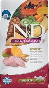N&D Tropical Selection Tavuk Etli 10 kg Kısırlaştırılmış Yetişkin Kedi Maması