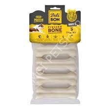 DELİBON DERİ PRES KEMİK 12CM S BOY 4LÜ PAKET BEYAZ 12CMX4AD.