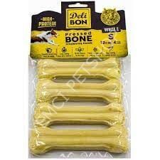 DELİBON DERİ PRES KEMİK 12CM S BOY 4LÜ PAKET BEYAZ 12CMX4AD.