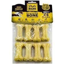 DELİBON DERİ PRES KEMİK 7CM XS BOY 8Lİ PAKET BEYAZ 7CMX8AD.