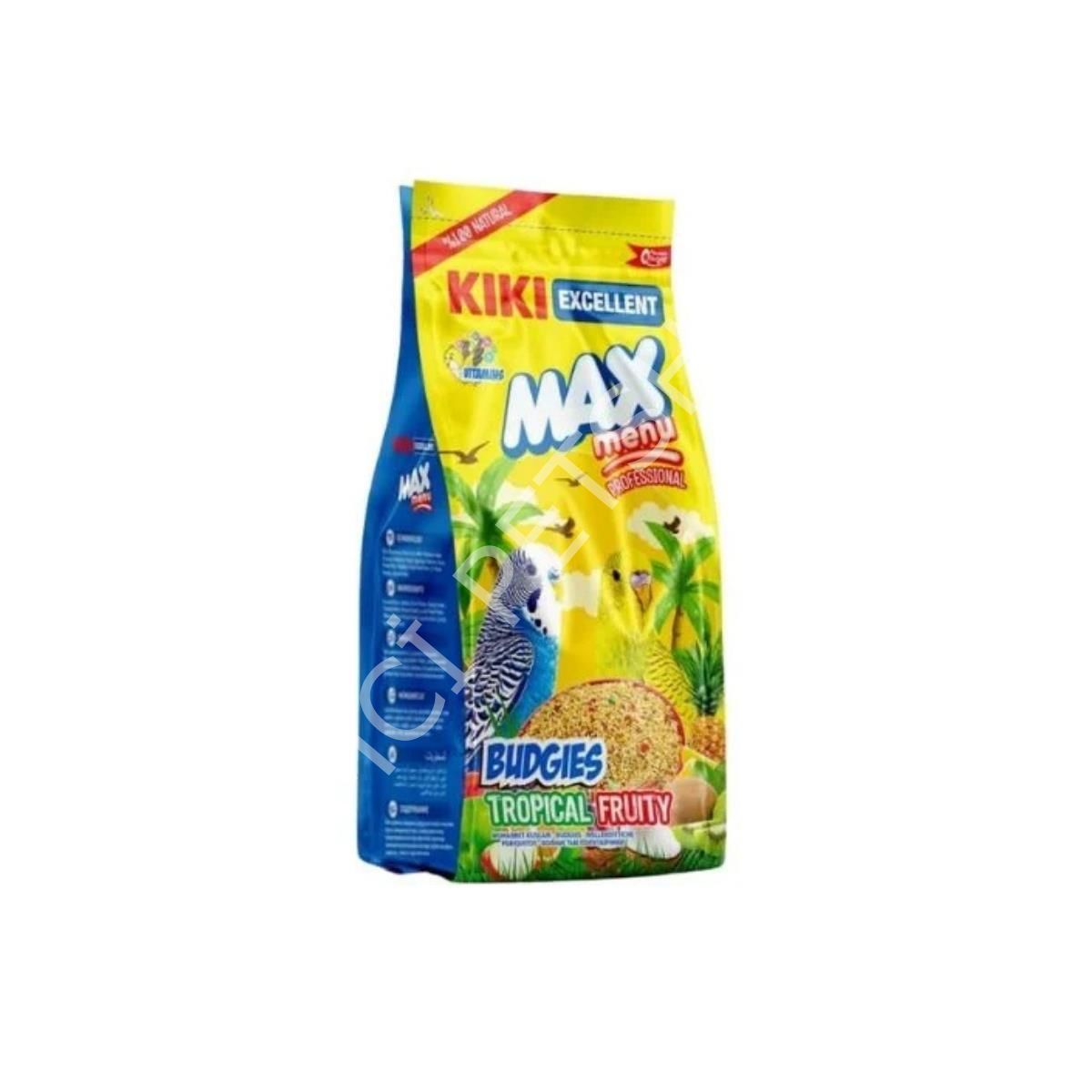 Kiki Excellent Max Menu Tropikal Meyveli Muhabbet Kuşu Yemi 1 Kg