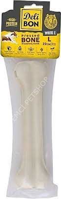 DELİBON DERİ PRES KEMİK 22CM M BOY 1Lİ PAKET BEYAZ 22CMX1AD.