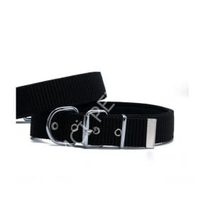 DOGGİE KONFOR DOKUMA BOYUN TASMASI SİYAH 4X52-60CM