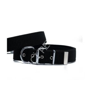 DOGGİE KONFOR DOKUMA BOYUN TASMASI SİYAH 5X50-60CM