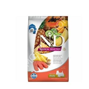N&D Tropical Selection Somonlu ve Tropikal Meyveli 5 Kg Mini Yetişkin Kuru Köpek Maması