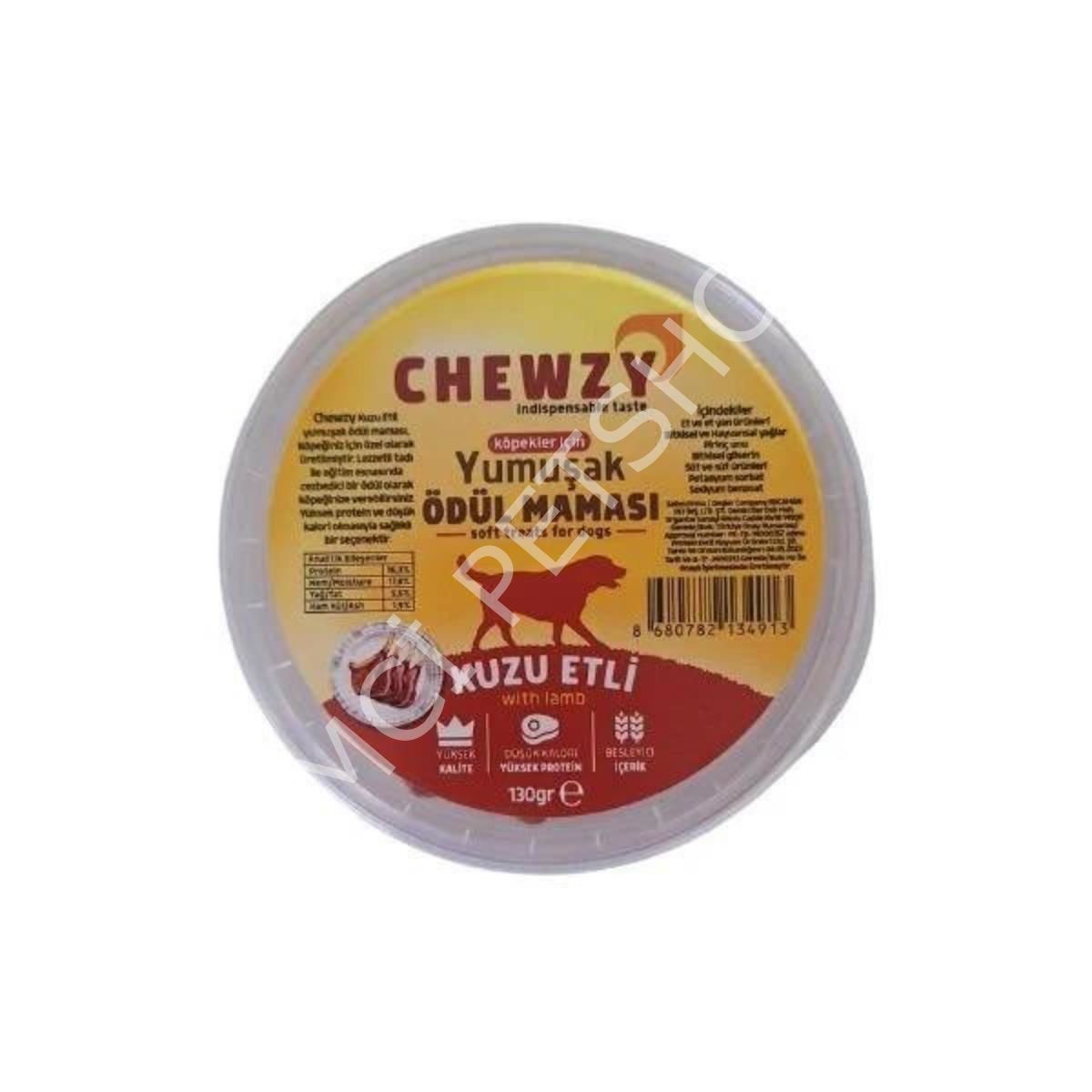Chewzy Kuzulu Yumuşak Köpek Ödül Maması 130 Gr